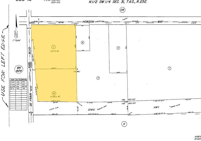 W Hobson Way, Blythe, CA à vendre - Plan cadastral - Image 3 de 3