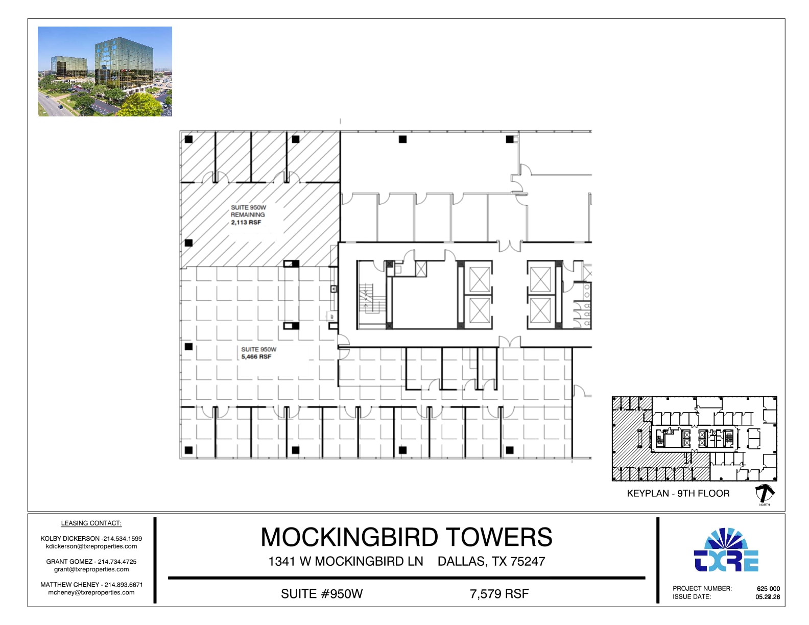 1341 W Mockingbird Ln, Dallas, TX à louer Plan d’étage- Image 1 de 1