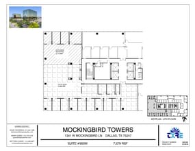 1341 W Mockingbird Ln, Dallas, TX à louer Plan d’étage- Image 1 de 1