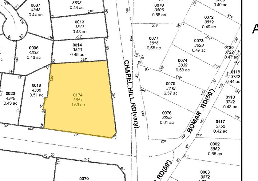 3851 Chapel Hill Rd, Douglasville, GA à louer - Plan cadastral - Image 3 de 3