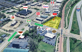 1945 42nd St NE, Cedar Rapids, IA - Aerial  map view