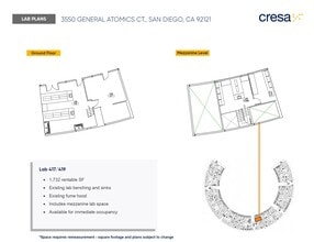 3550 General Atomics Ct, San Diego, CA for lease Floor Plan- Image 1 of 1