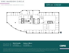 9781 S Meridian Blvd, Englewood, CO à louer Plan d’étage- Image 1 de 1