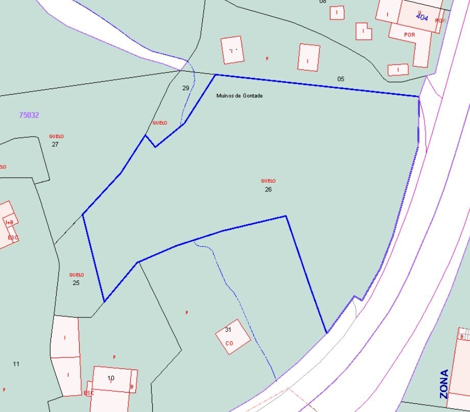 Terrain dans Vigo, Pontevedra à vendre Plan cadastral- Image 1 de 2