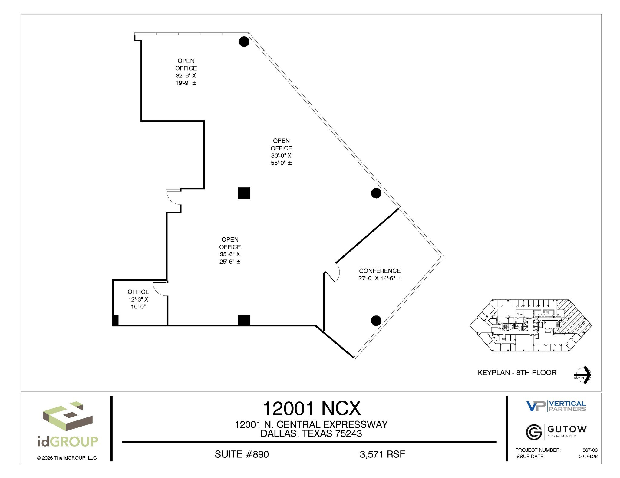 12001 N Central Expy, Dallas, TX à louer Plan d’étage- Image 1 de 1