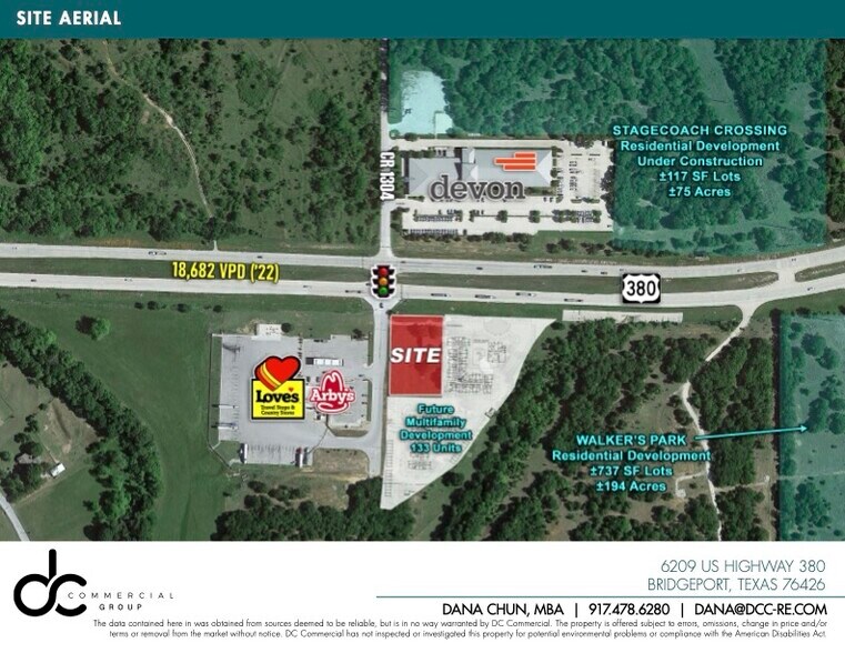 SEC of US-380 & CR-1034, Bridgeport, TX à vendre - Photo du bâtiment - Image 2 de 9