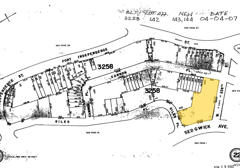 68 W 238th St, Bronx, NY à louer - Plan cadastral - Image 2 de 3