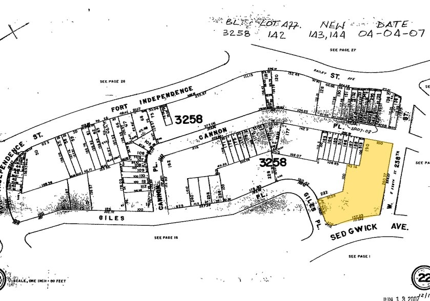 68 W 238th St, Bronx, NY for lease - Plat Map - Image 2 of 3
