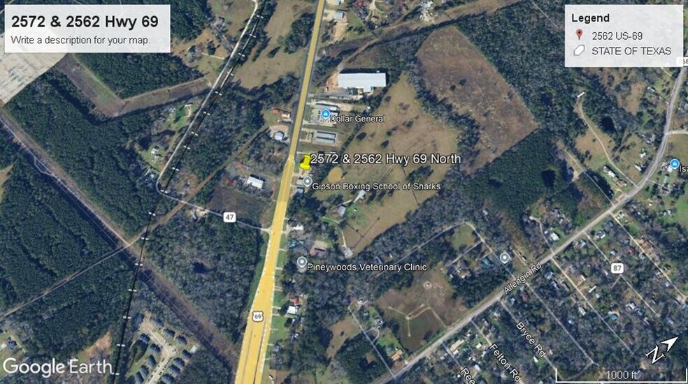 2562 US Highway 69 N, Lufkin, TX à vendre - Photo du bâtiment - Image 3 de 4