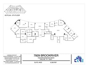 7929 Brookriver Dr, Dallas, TX for lease Floor Plan- Image 1 of 1