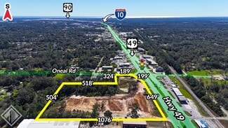 Plus de détails pour Old Hwy 49 & O'Neal Road, Gulfport, MS - Terrain à vendre