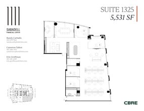1111 Brickell Ave, Miami, FL à louer Plan de site- Image 1 de 1