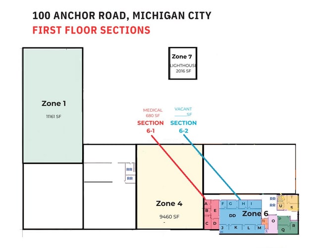 Plus de détails pour 100 Anchor Rd, Michigan City, IN - Plusieurs types d'espaces à louer