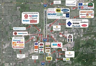 1717 Walden Ave, Cheektowaga, NY - AÉRIEN Vue de la carte