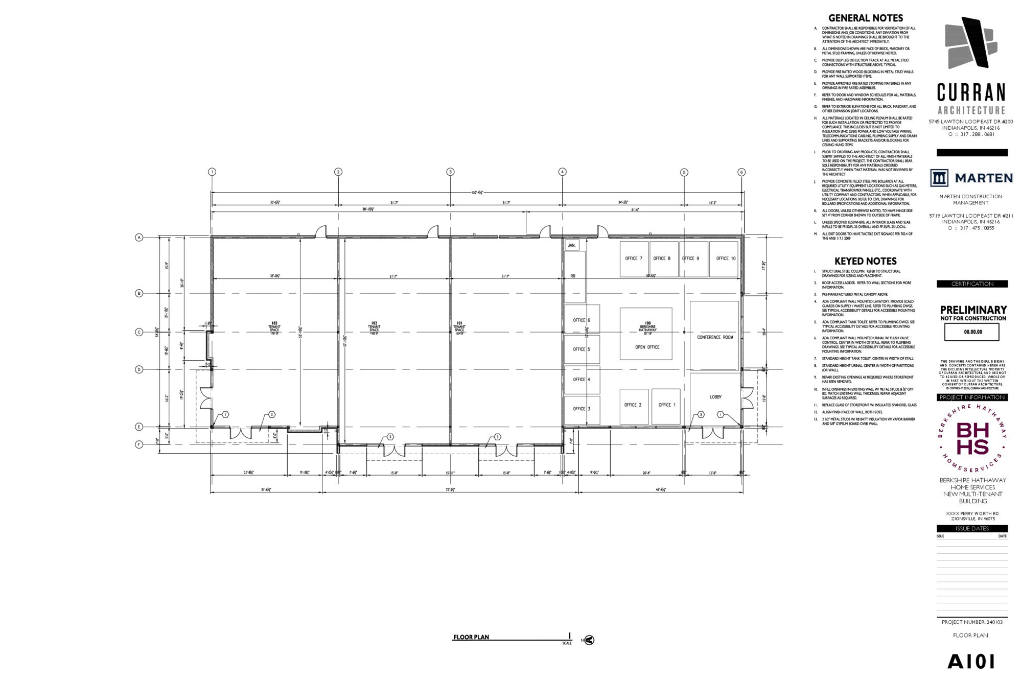 6001 Perry Worth Rd, Whitestown, IN à louer Plan d’étage- Image 1 de 2