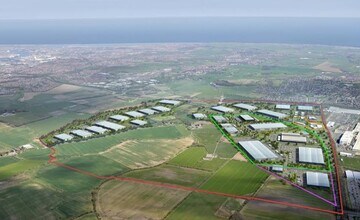 A1290, Sunderland, TWR - Aérien  Vue de la carte