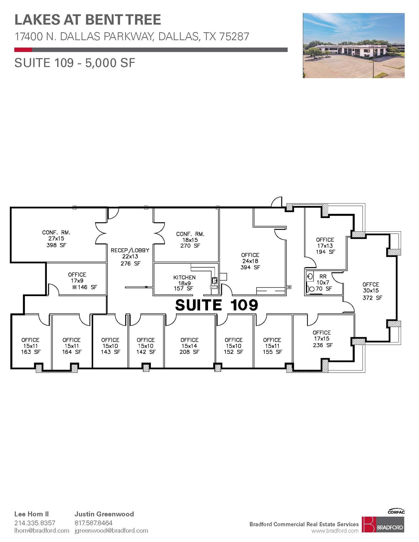 17400 N Dallas Pky, Dallas, TX for lease Floor Plan- Image 1 of 1