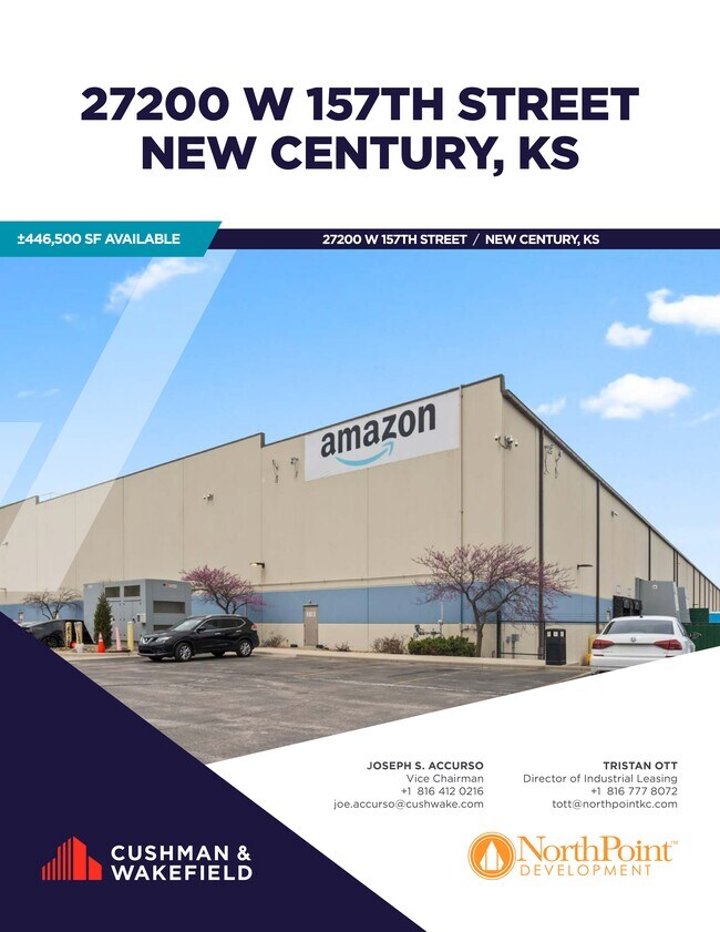 More details for 27200 W 157th St, New Century, KS - Industrial for Lease