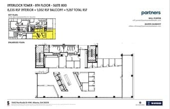 1042 Northside Dr NW, Atlanta, GA à louer Plan d’étage- Image 1 de 1