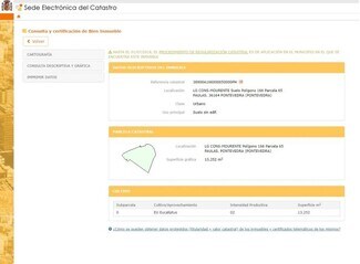 Plus de détails pour Rúa Cons Mourente, 10, Pontevedra - Terrain à vendre