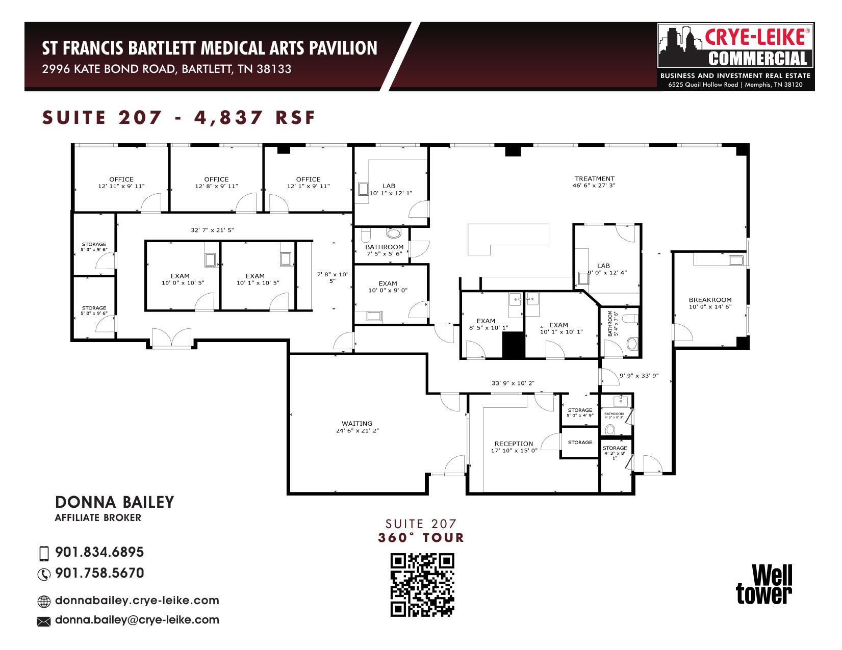 2996 Kate Bond Rd, Bartlett, TN for lease Floor Plan- Image 1 of 1
