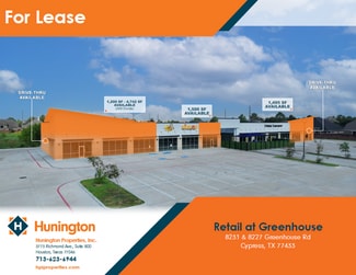 Plus de détails pour 8227 Greenhouse Rd, Cypress, TX - Commerce de détail à louer
