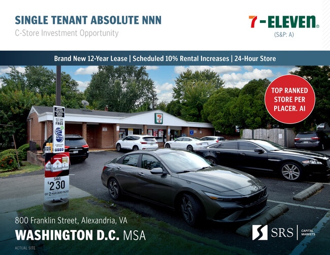 Plus de détails pour 800 Franklin St, Alexandria, VA - Commerce de détail à vendre