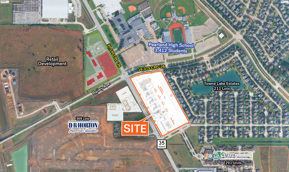 Hwy 35 & Oiler Dr, Pearland, TX for sale - Building Photo - Image 1 of 1