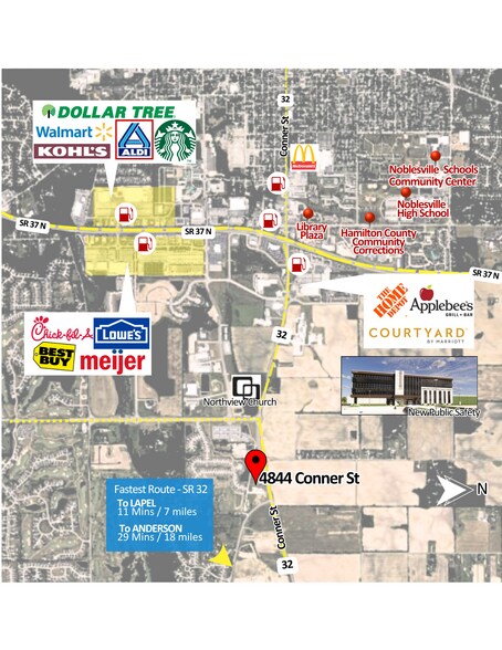 4844 Conner St, Noblesville, IN à vendre - Photo du bâtiment - Image 2 de 9