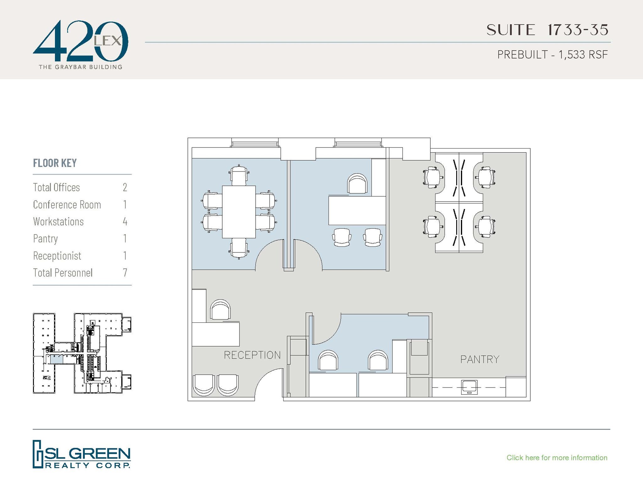 420 Lexington Ave, New York, NY à louer Plan d’étage- Image 1 de 1