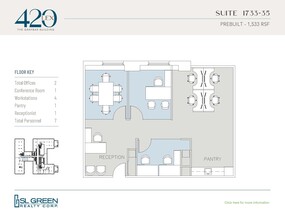 420 Lexington Ave, New York, NY à louer Plan d’étage- Image 1 de 1