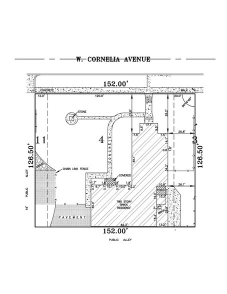 6333 W Cornelia Ave, Chicago, IL à vendre - Plan de site - Image 2 de 6