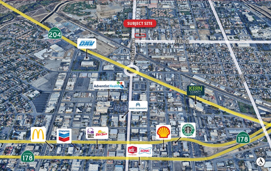 3500 Chester Ave, Bakersfield, CA à vendre - Photo du bâtiment - Image 3 de 13