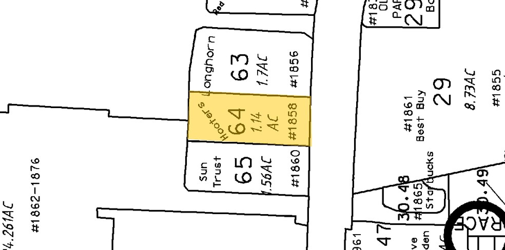 1858 Jonesboro Rd, Mcdonough, GA à louer - Plan cadastral - Image 2 de 9