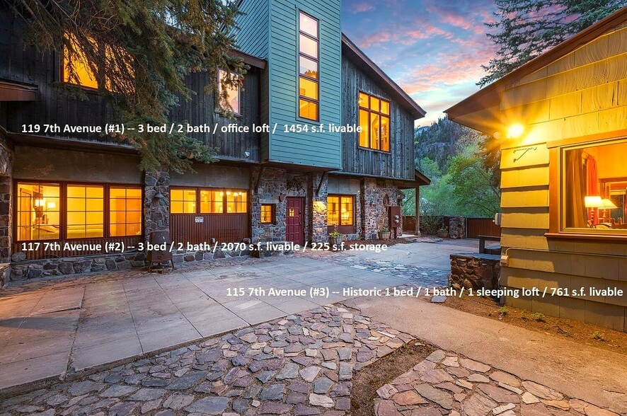 115 / 117 / 119 7th Ave, Ouray, CO for sale - Building Photo - Image 1 of 33