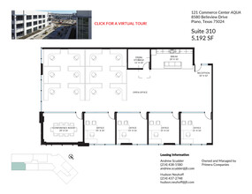 8560 Belleview Dr, Plano, TX for lease Floor Plan- Image 1 of 2