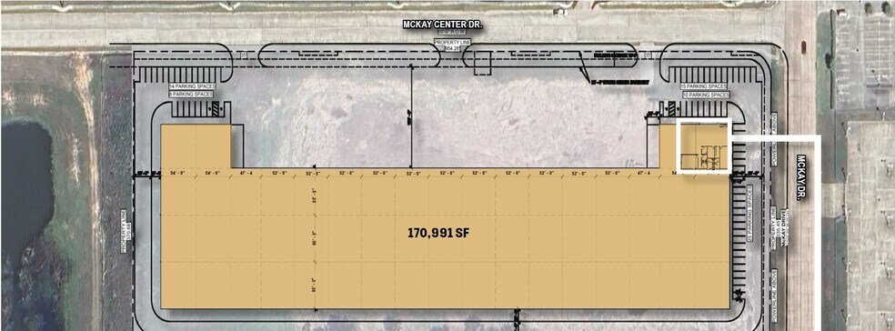 9456 McKay Center Dr, Humble, TX à louer - Plan de site - Image 1 de 2