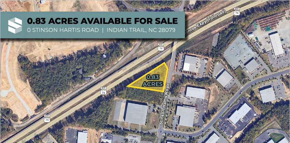 7063 Stinson Hartis Rd, Indian Trail, NC à vendre - Aérien - Image 1 de 12