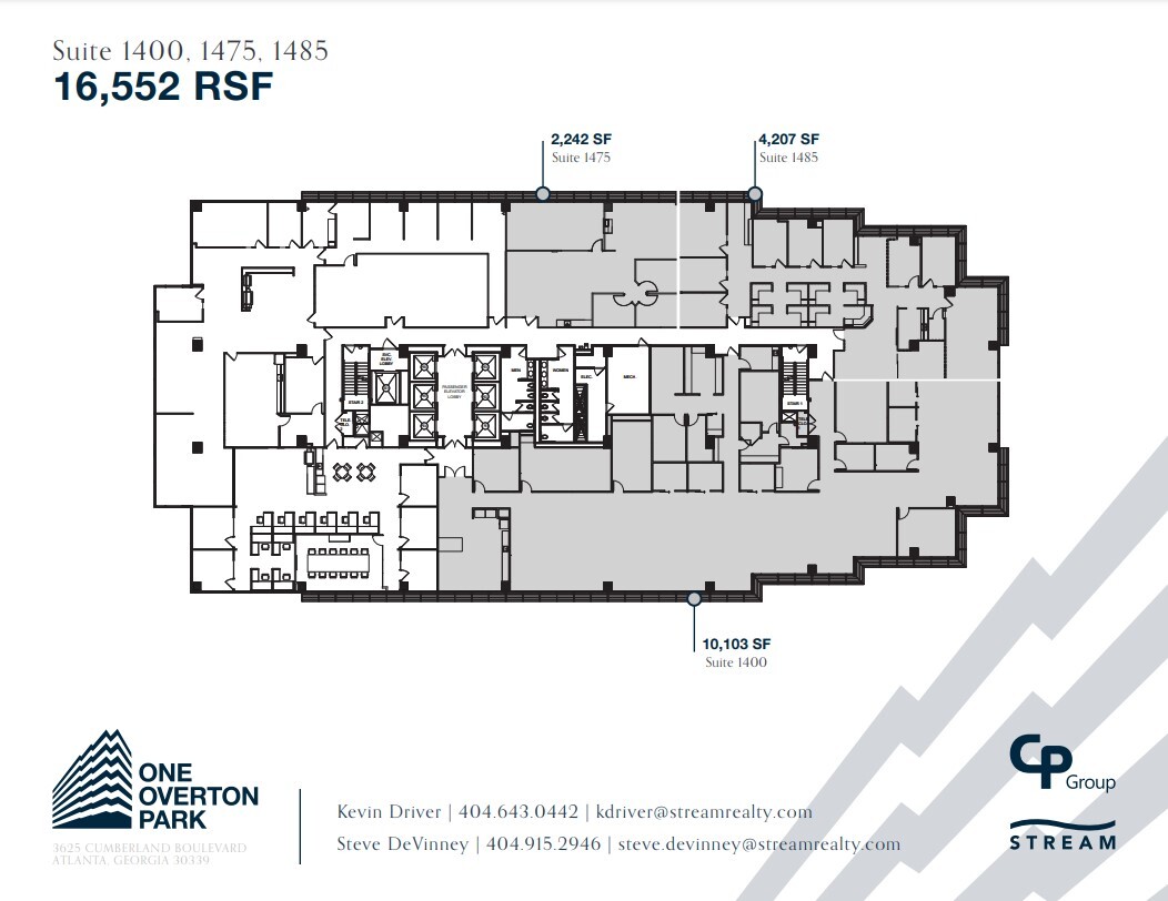 3625 Cumberland Blvd SE, Atlanta, GA à louer Plan d’étage- Image 1 de 1