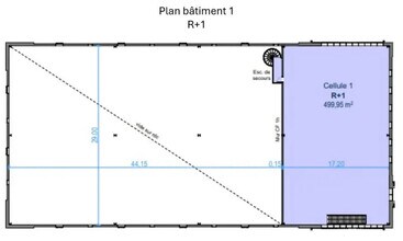 Flex in Wissous for lease Floor Plan- Image 2 of 3