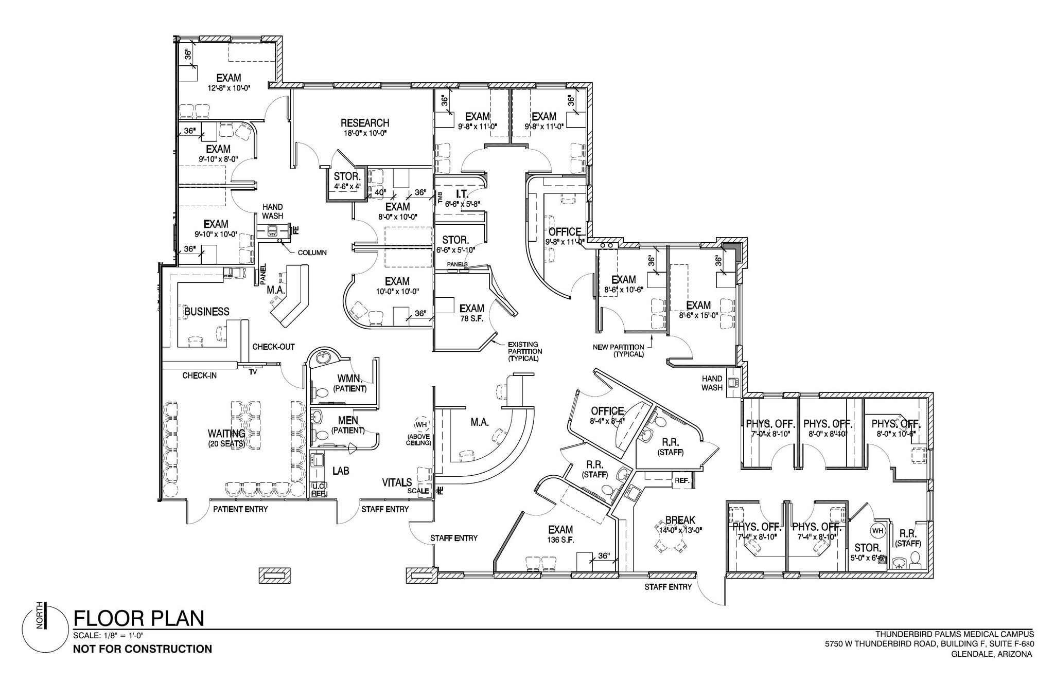 5750 W Thunderbird Rd, Glendale, AZ à louer Plan d’étage- Image 1 de 1