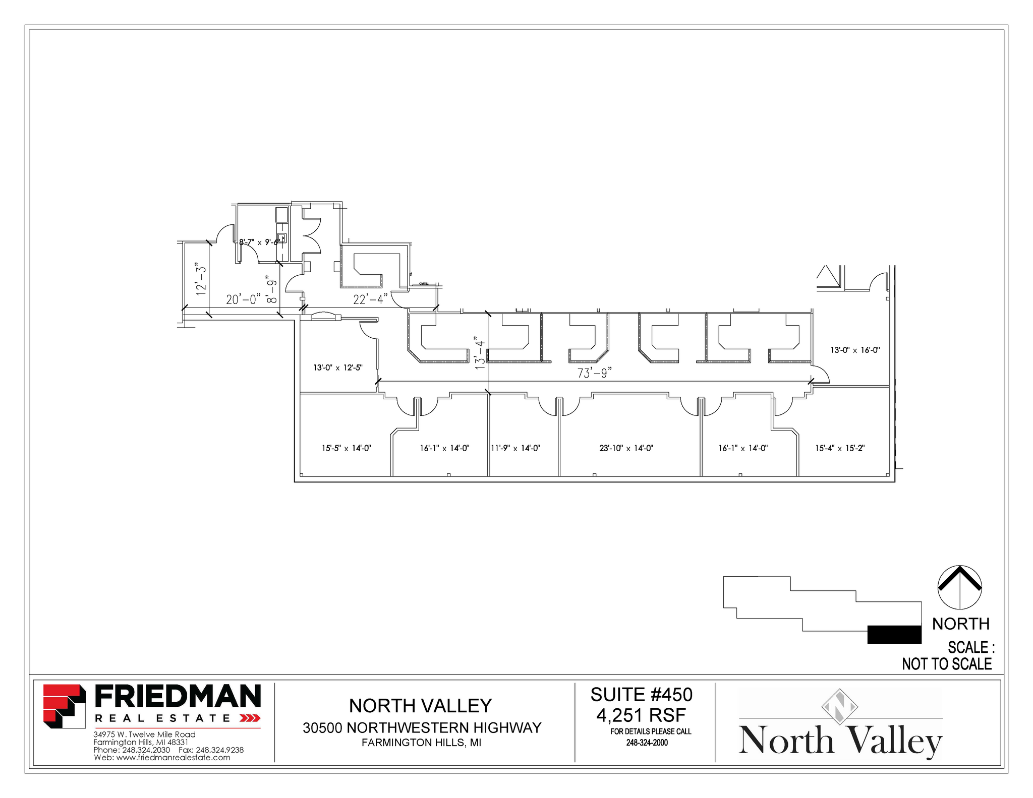 30500 Northwestern Hwy, Farmington Hills, MI for lease Floor Plan- Image 1 of 3