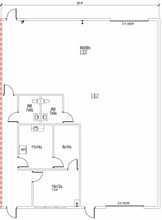 3649-3661 N Beach St, Fort Worth, TX à louer Plan d’étage- Image 1 de 1