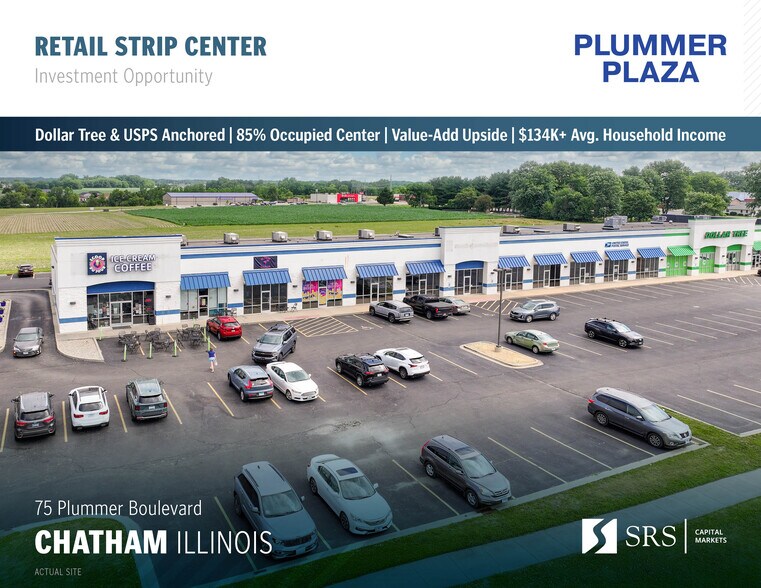 75 W Plummer Blvd, Chatham, IL à vendre - Photo du bâtiment - Image 1 de 9