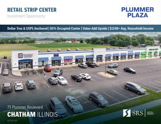 Plus de détails pour 75 W Plummer Blvd, Chatham, IL - Commerce de détail à vendre