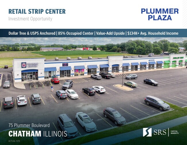 More details for 75 W Plummer Blvd, Chatham, IL - Retail for Sale