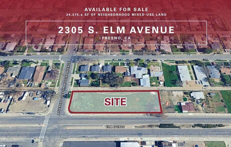 2305 S Elm Ave, Fresno, CA à vendre - Photo du bâtiment - Image 1 de 2