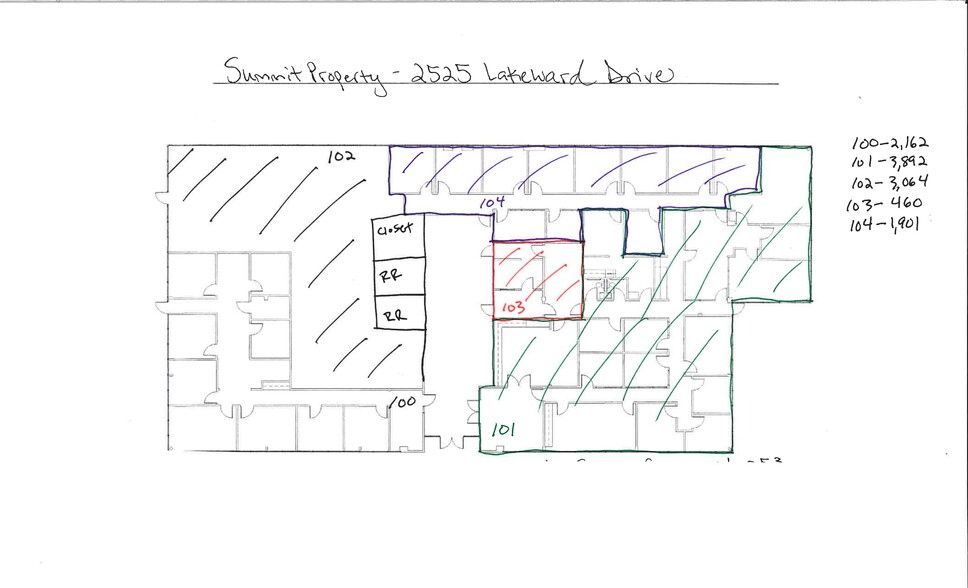 2525 Lakeward Dr, Jackson, MS à louer - Plan de site - Image 2 de 2