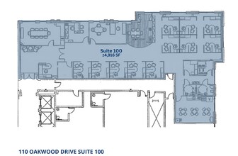 110 Oakwood Dr, Winston-Salem, NC à louer Plan d’étage- Image 1 de 1