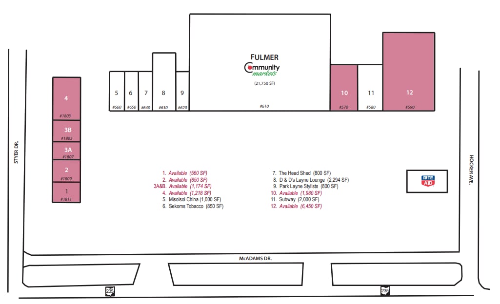 570-660 McAdams Dr, New Carlisle, OH for lease Floor Plan- Image 1 of 1